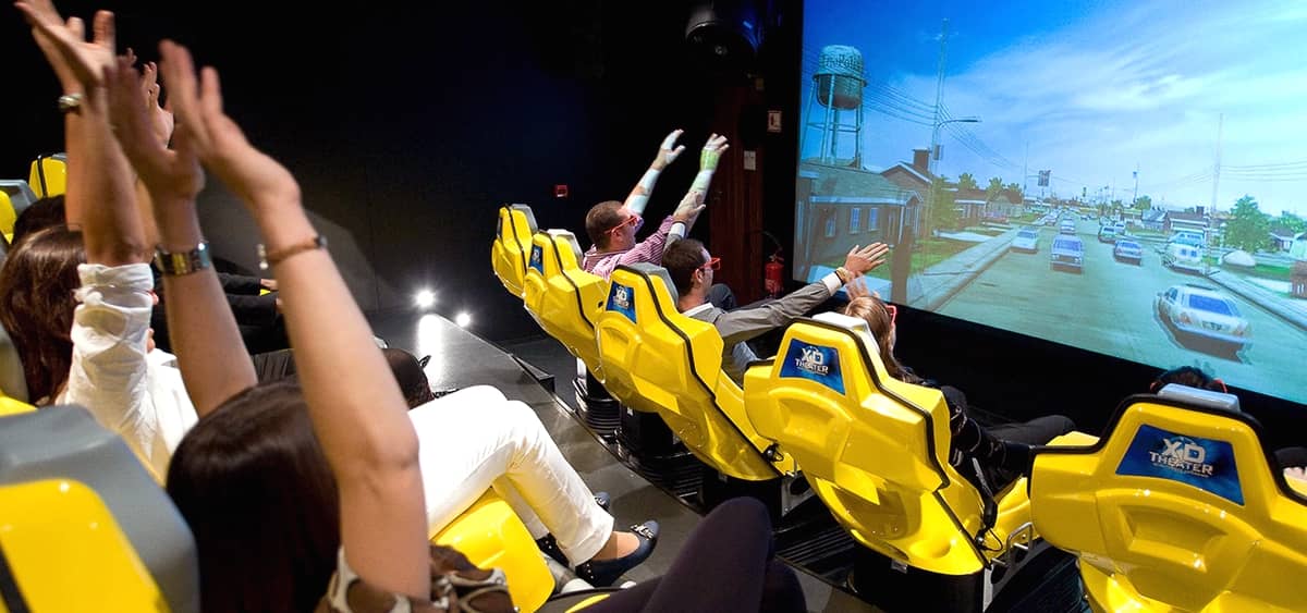 2- CINÉMA 4D <br> SINTA O RITMO DO FILME
