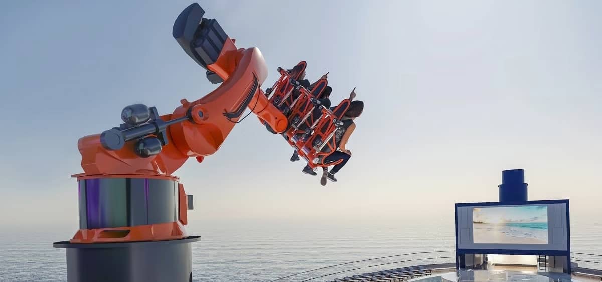 1- ROBOTRON <br> A ATRAÇÃO QUE DESAFIA A GRAVIDADE