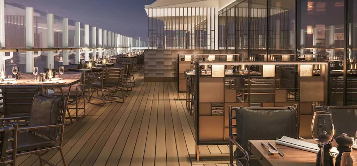 2- CHEF’S COURT <br> ESPAÇO DE RESTAURANTES COM LIGAÇÃO DIRETA AO MAR