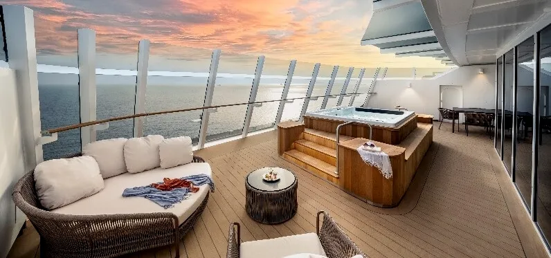 5- O MSC YACHT CLUB <br> ESTADIAS PREMIUM, AMBIENTE EXCLUSIVO