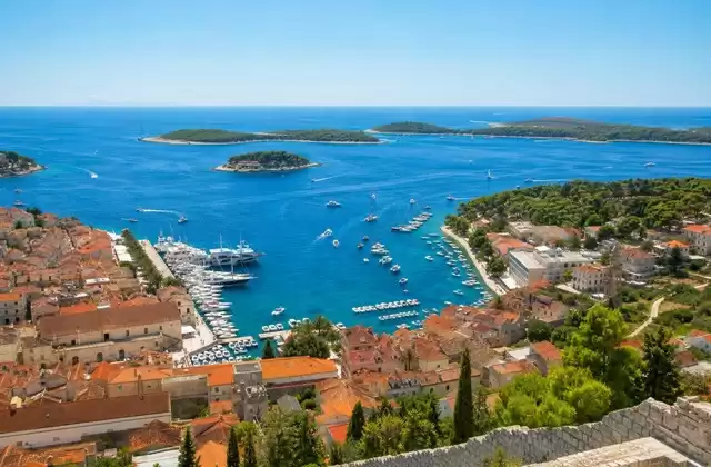 Desde a fortaleza de Hvar