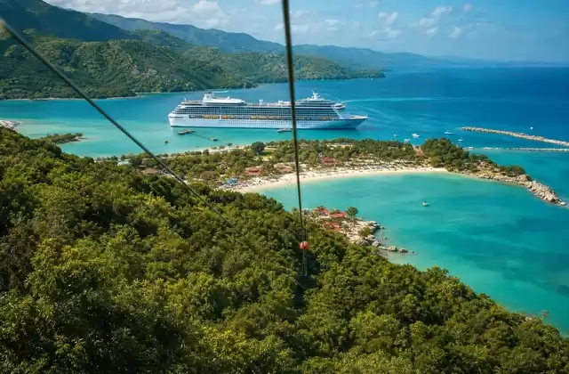 A partir da tirolesa
