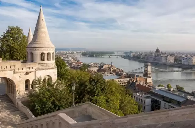 No castelo de Buda