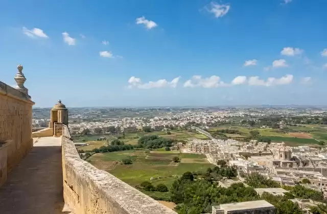 Desde as muralhas de Mdina