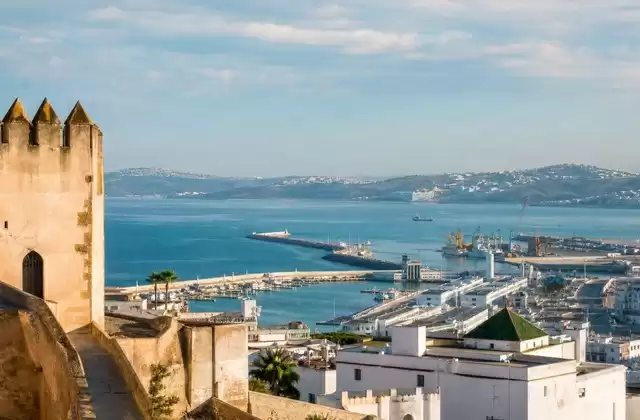 Desde a kasbah de Tânger