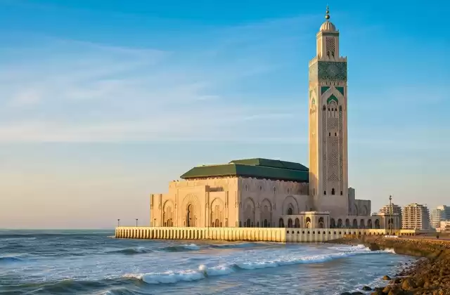 Desde a mesquita Hassan II