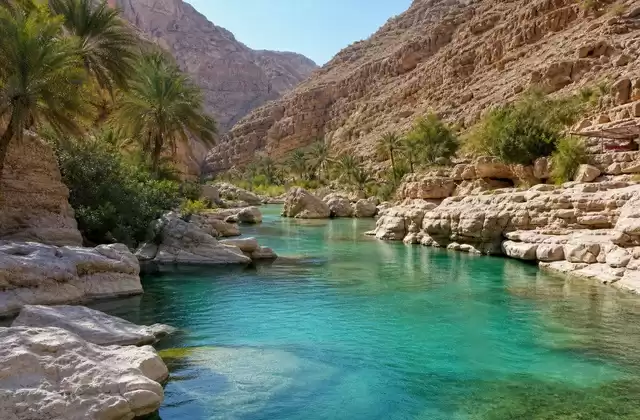 Im Wadi Shab oder Wadi Tiwi