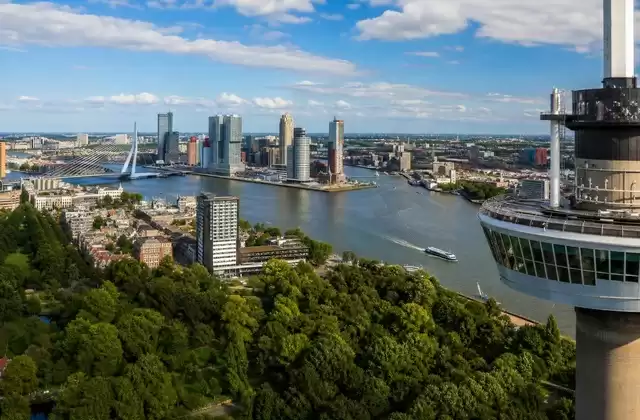 Vom Euromast in Rotterdam