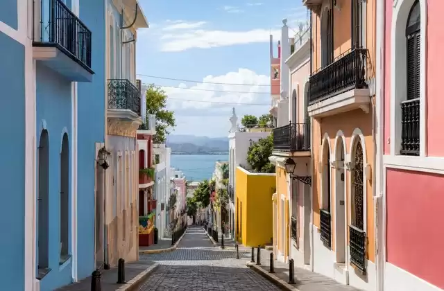 Nas ruas do centro histórico de San Juan