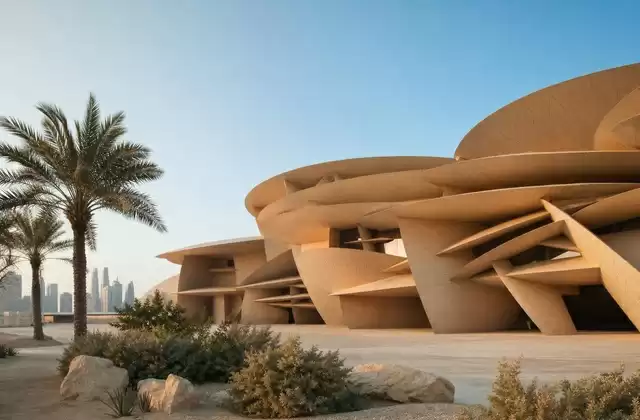 No Museu Nacional do Qatar