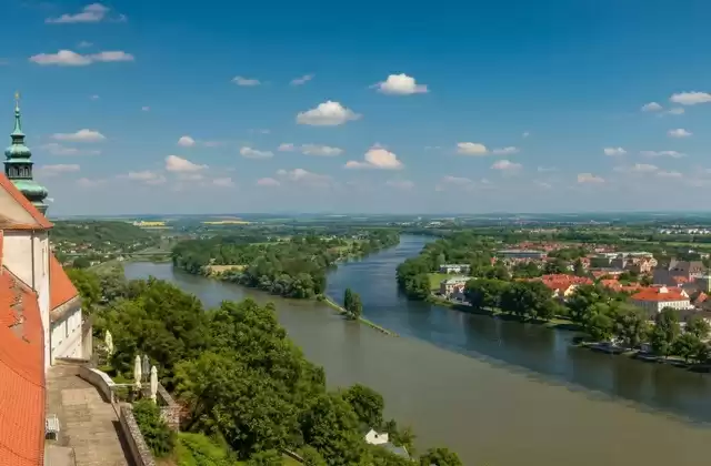 Desde o Castelo de Mělník