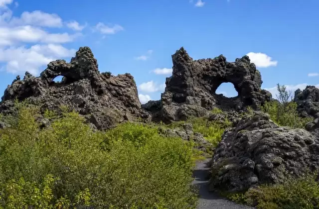 Formações de lava de Dimmuborgir