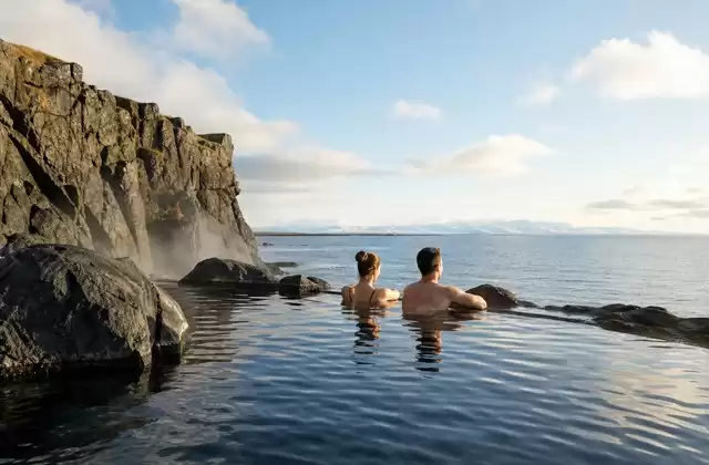 Ritual de relaxamento no Sky Lagoon