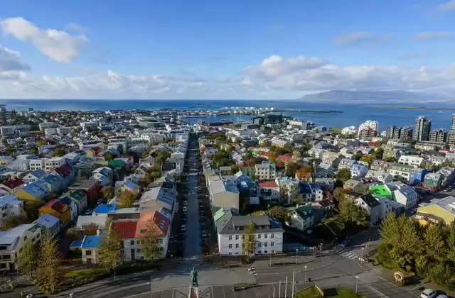 Vista panorâmica de Hallgrímskirkja