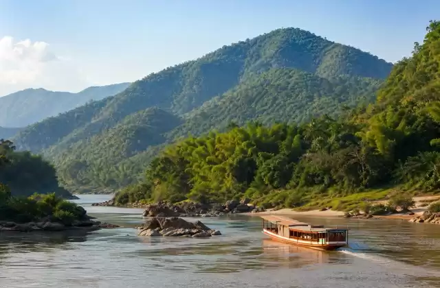 Mekong zwischen Huay Xai und Luang Prabang