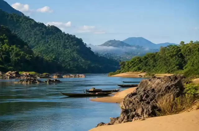 As paisagens selvagens do Alto Mekong