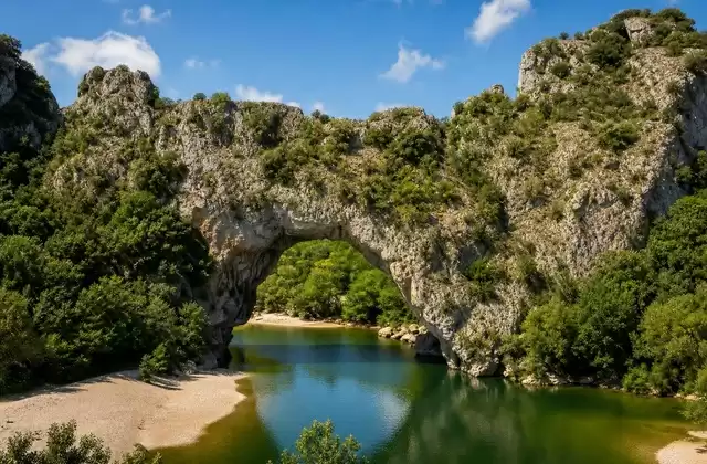 As gargantas do Ardèche e o Pont d’Arc