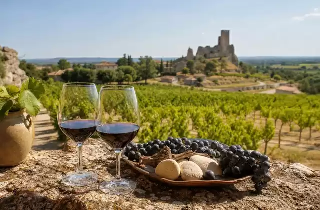 Uma prova de vinhos em Châteauneuf-du-Pape