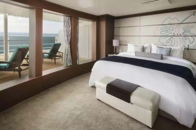 Owner's suite com uma grande varanda