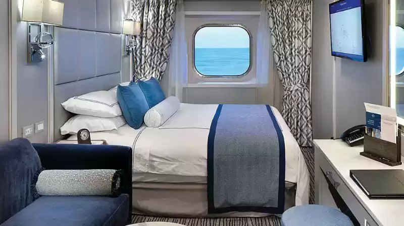 Cabina Deluxe com vista para o mar