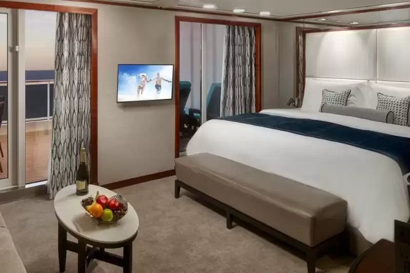 Suite Penthouse com uma grande varanda